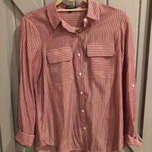 Express button down top